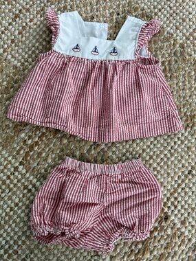 Sailboat Set - Baby Girl - 12 month